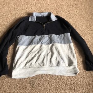 Brandy Melville Tops | Pull over Three Quarter Zip